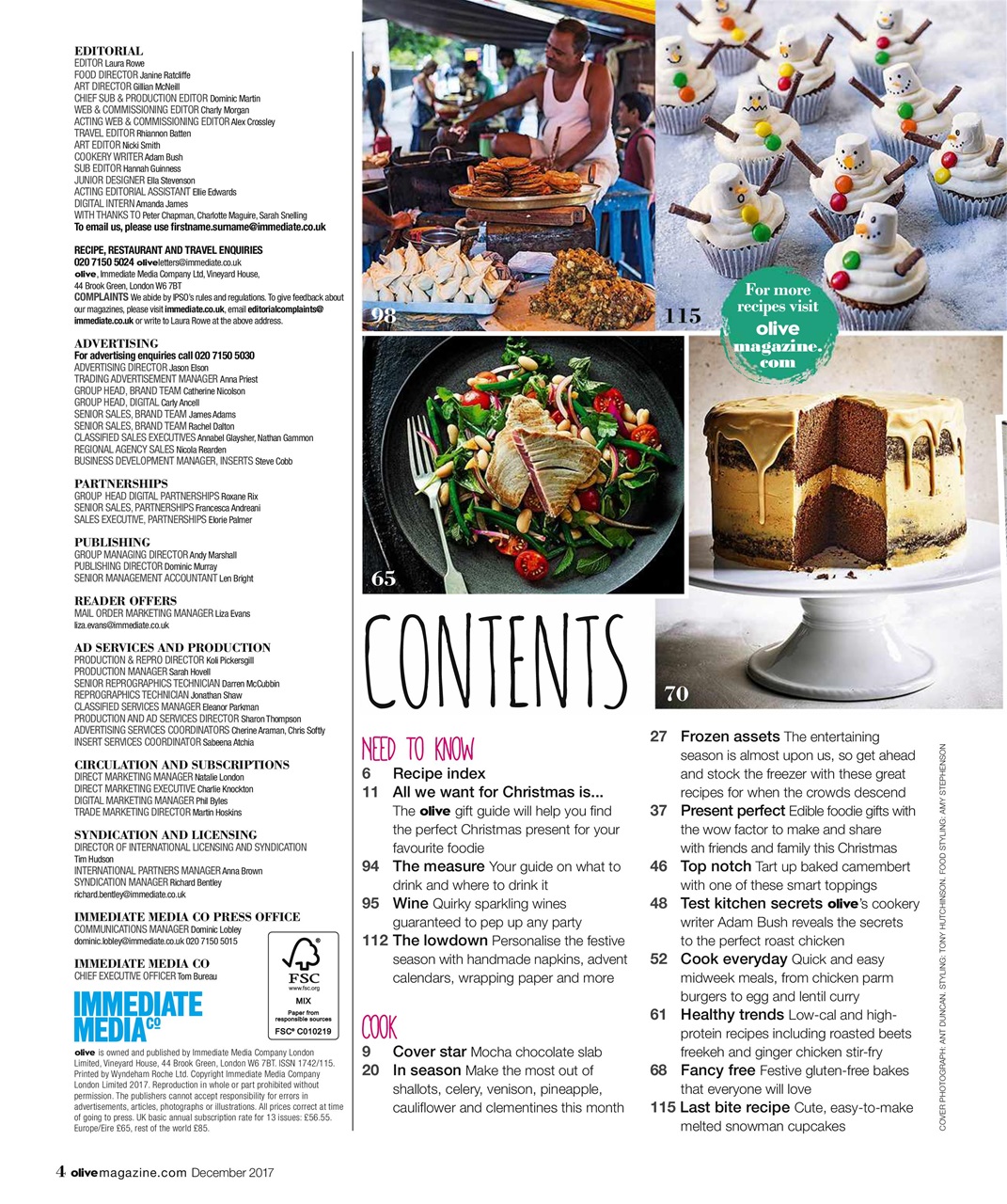 Olive Magazine Preview Pages