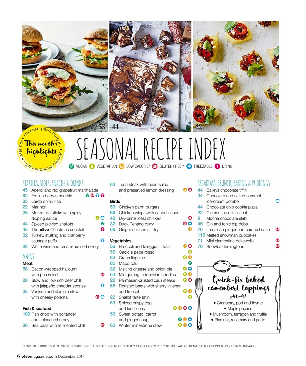 Olive Magazine Preview Pages