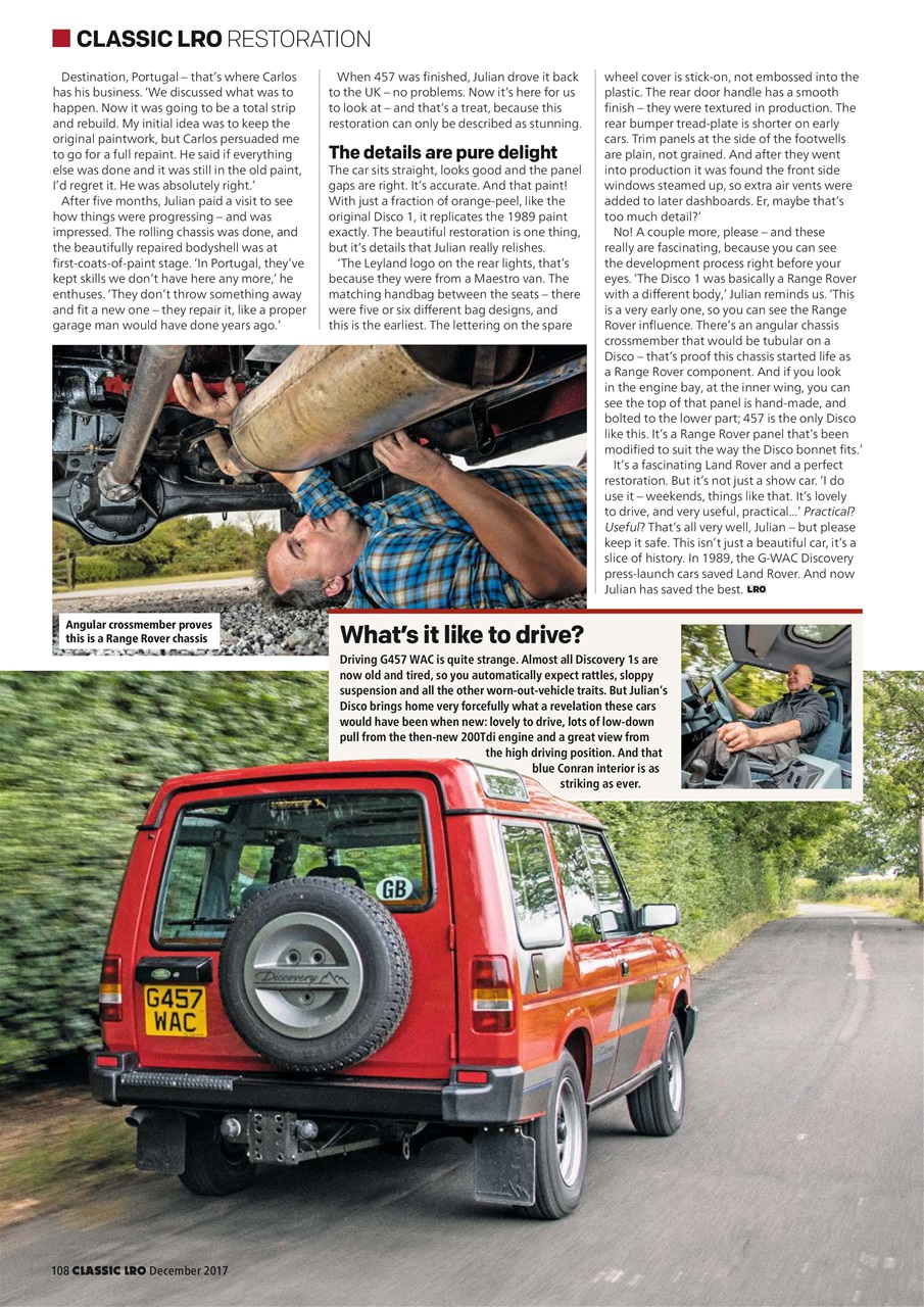 Land Rover Owner Preview Pages