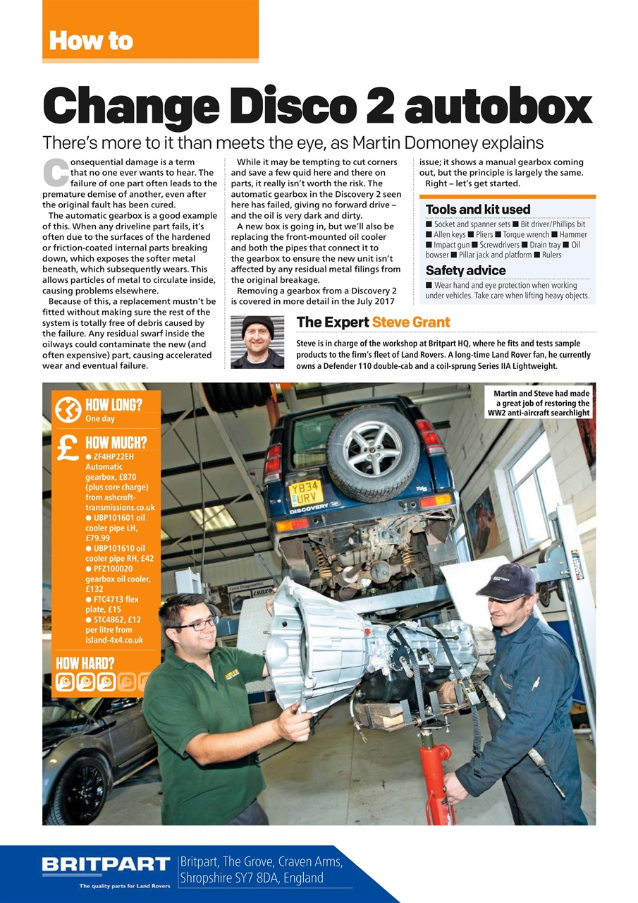 Land Rover Owner Preview Pages