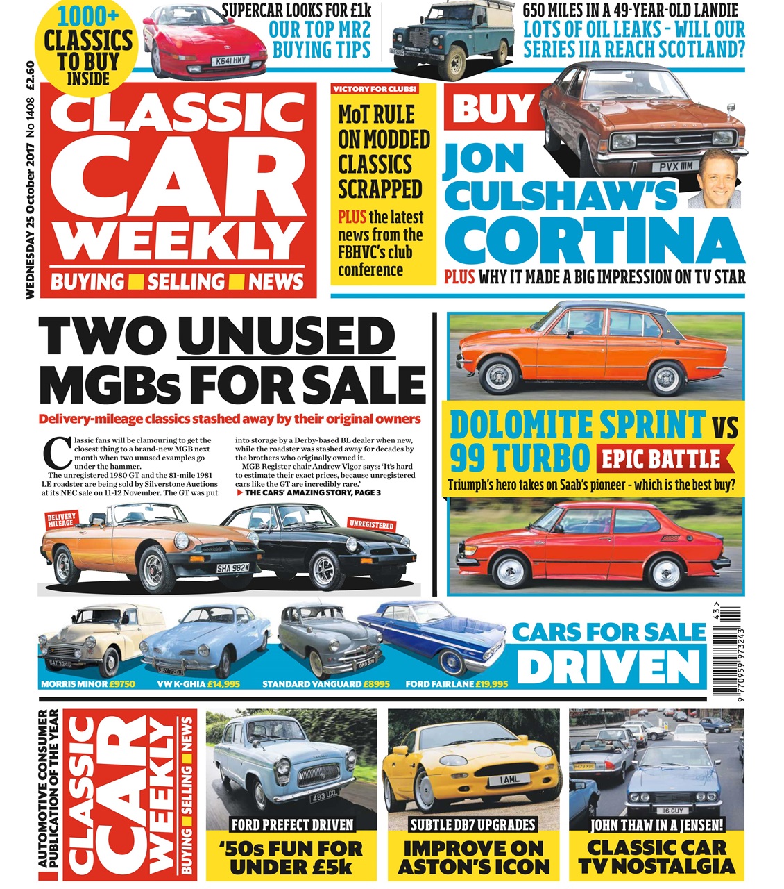 Classic Car Weekly Preview Pages