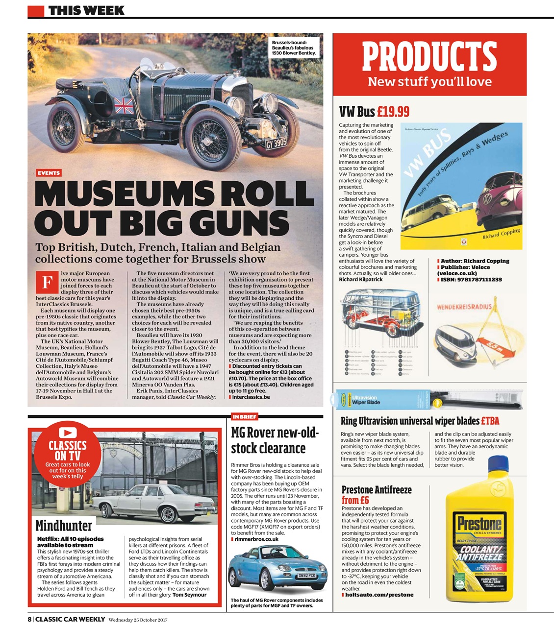 Classic Car Weekly Preview Pages