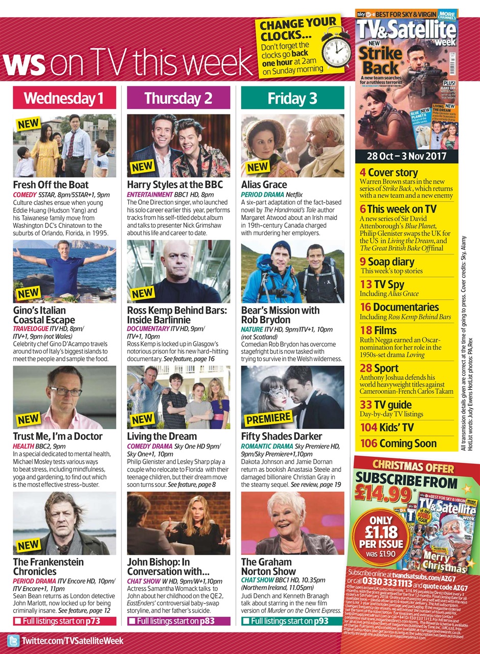 TV & Satellite Week Preview Pages