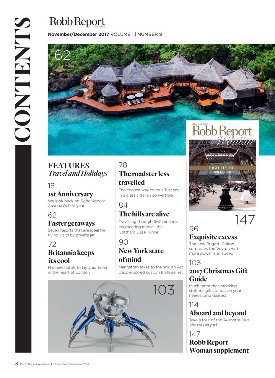 Robb Report Australia & New Zealand Preview Pages