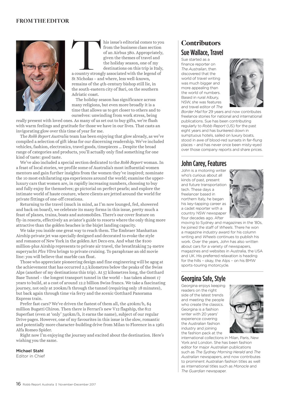 Robb Report Australia & New Zealand Preview Pages