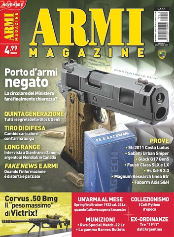 ARMI MAGAZINE issue Novembre 2017