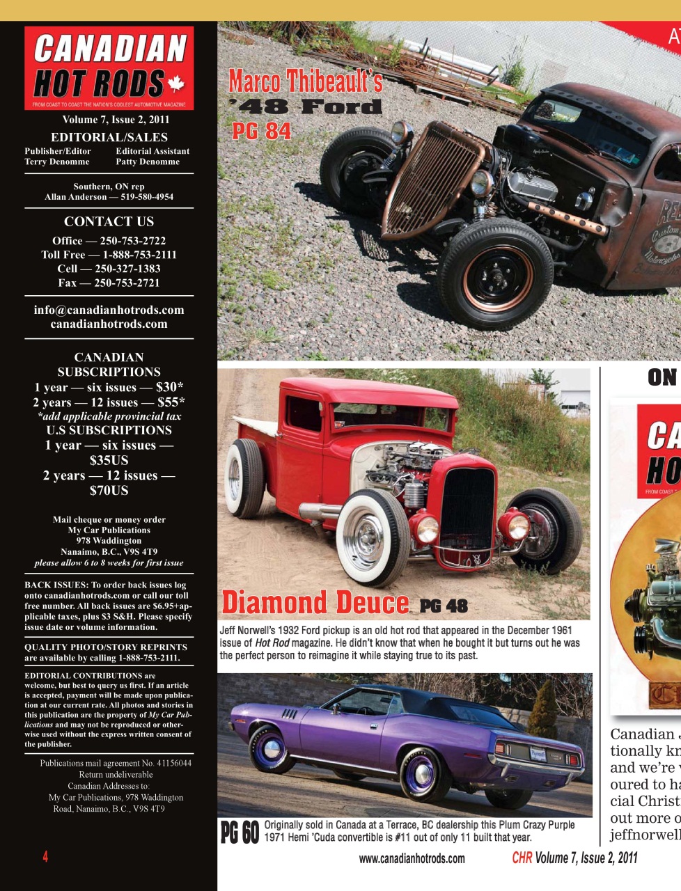 Canadian Hot Rods Preview Pages