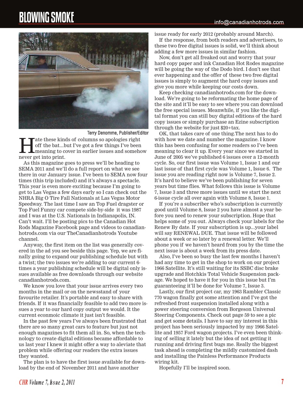 Canadian Hot Rods Preview Pages