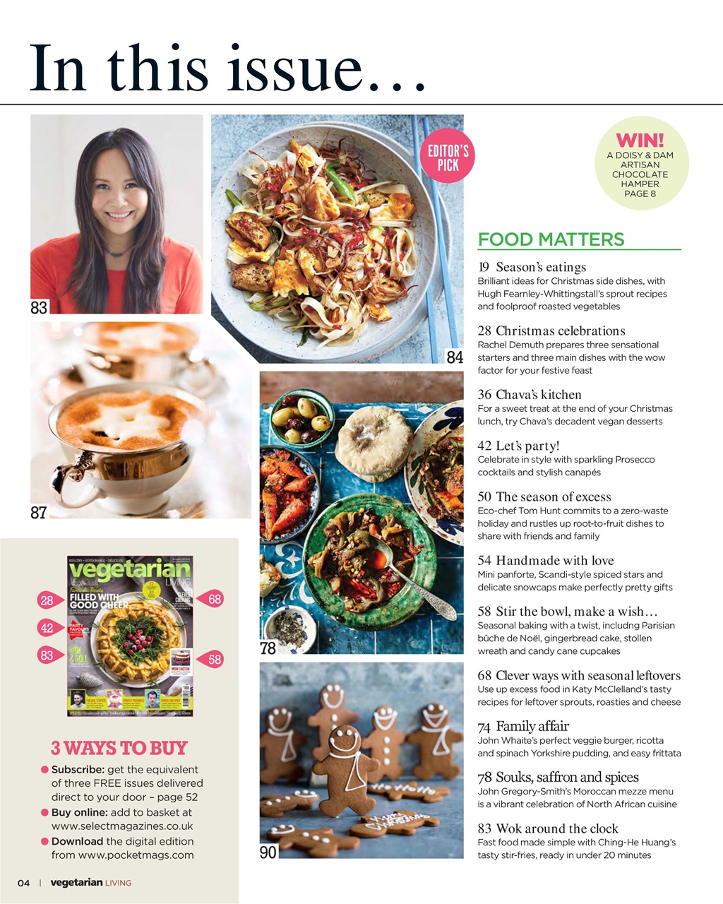 Vegetarian Living Preview Pages