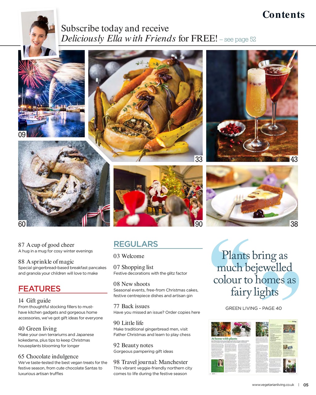 Vegetarian Living Preview Pages
