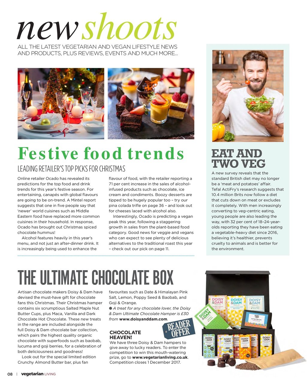 Vegetarian Living Preview Pages
