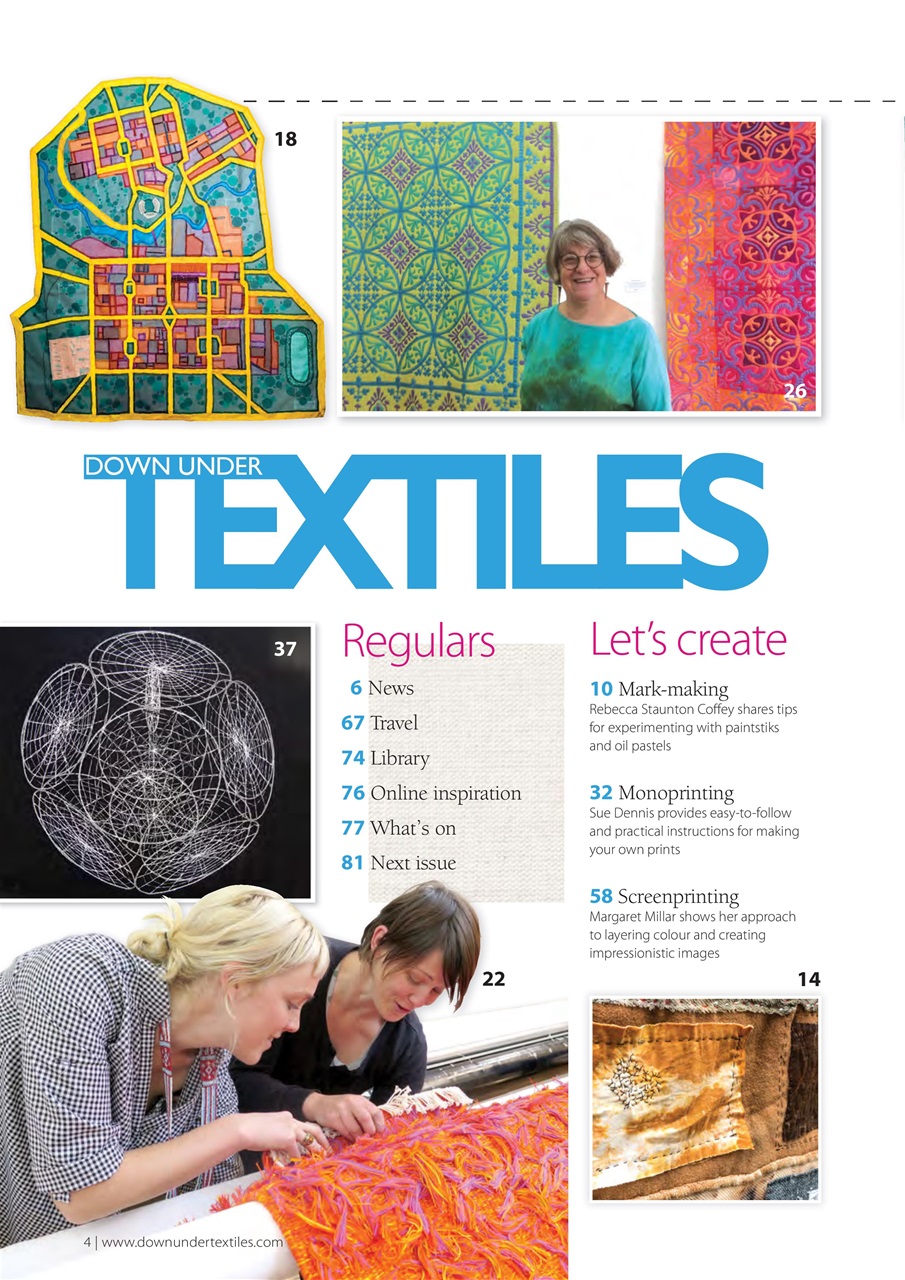 Down Under Textiles Preview Pages