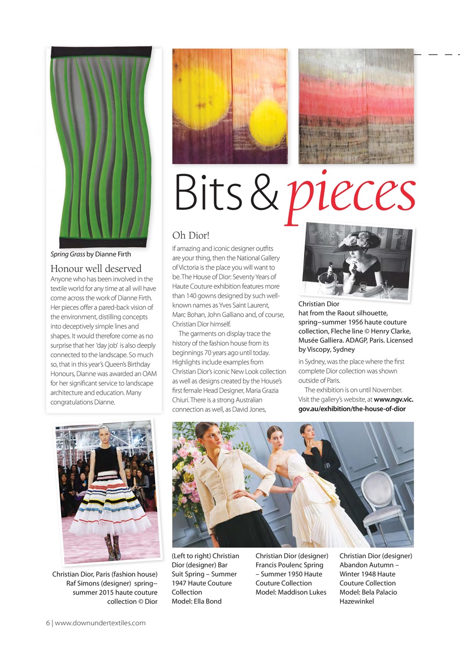 Down Under Textiles Preview Pages