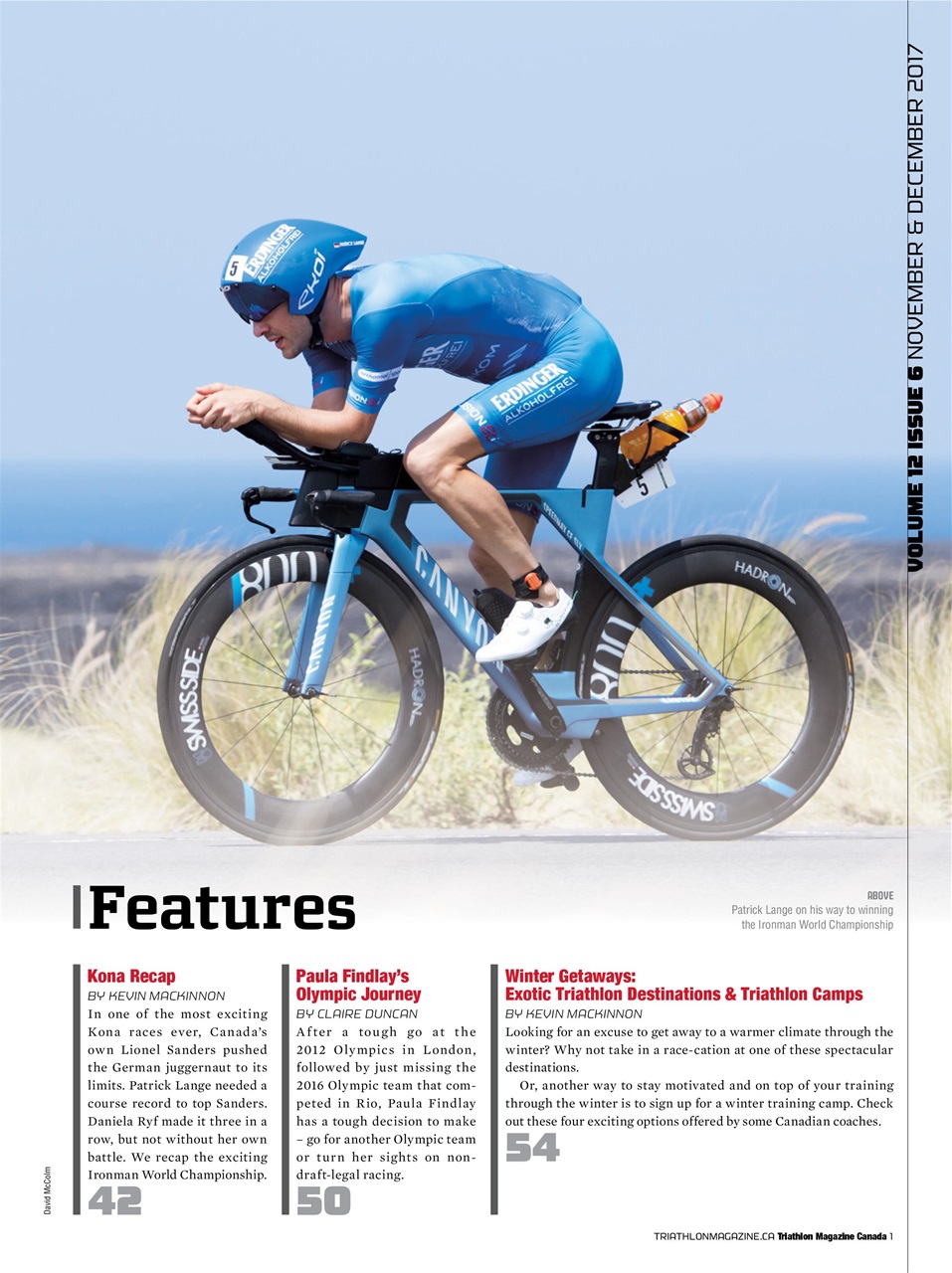 Triathlon Magazine Canada Preview Pages