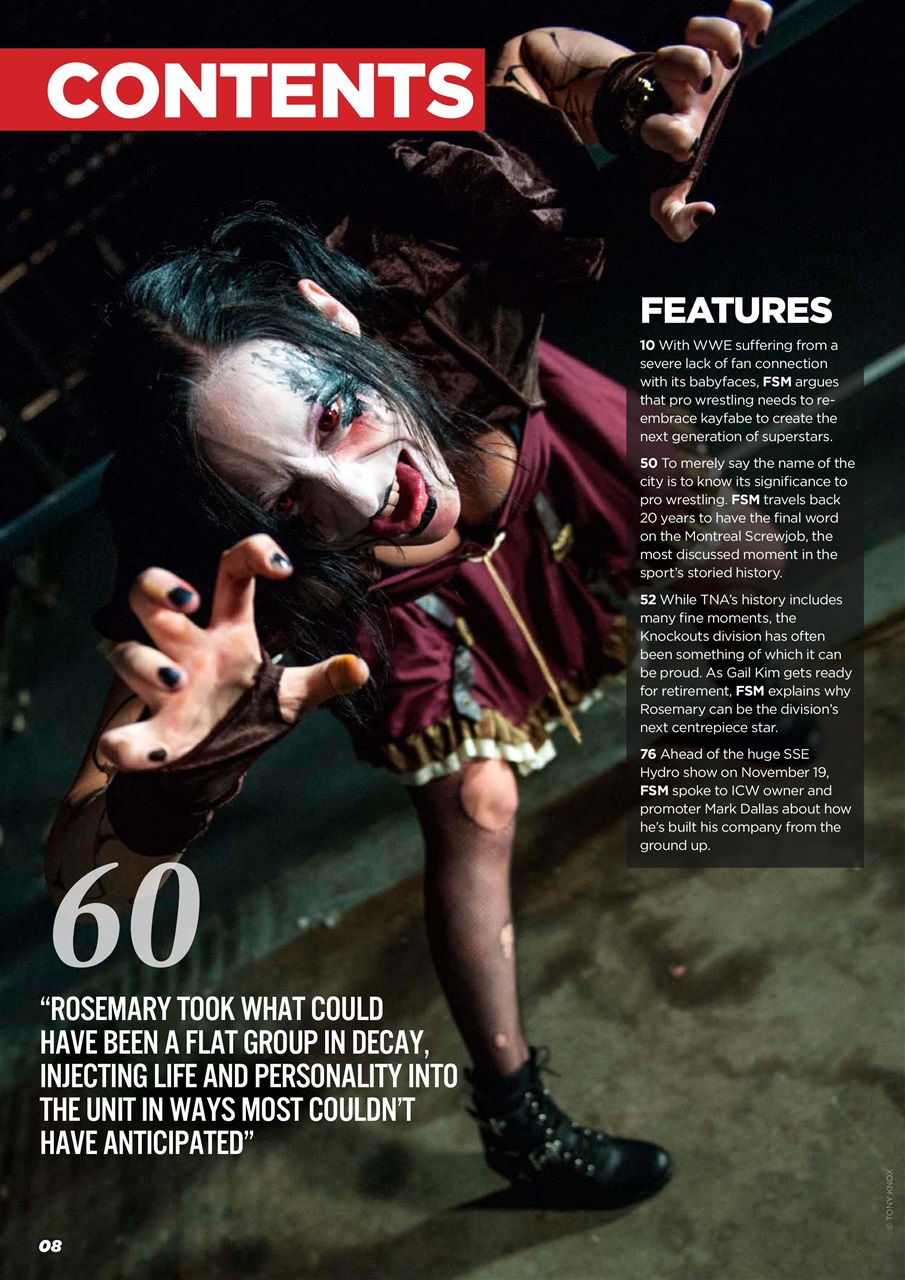 Wrestletalk Magazine Preview Pages