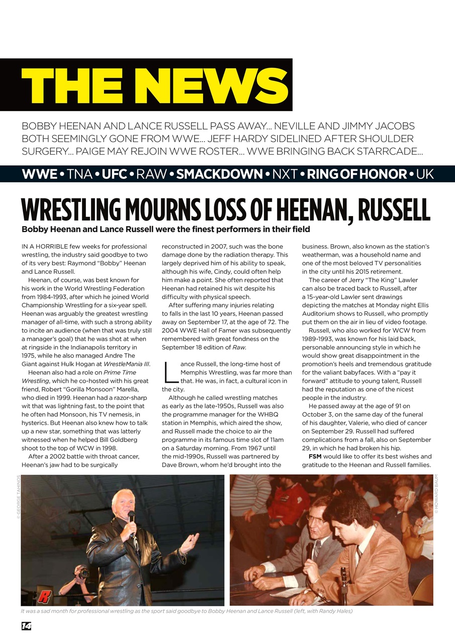 Wrestletalk Magazine Preview Pages