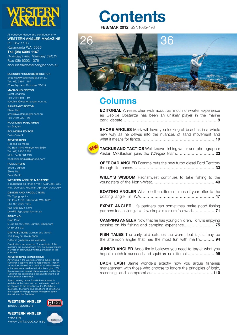 Western Angler Preview Pages