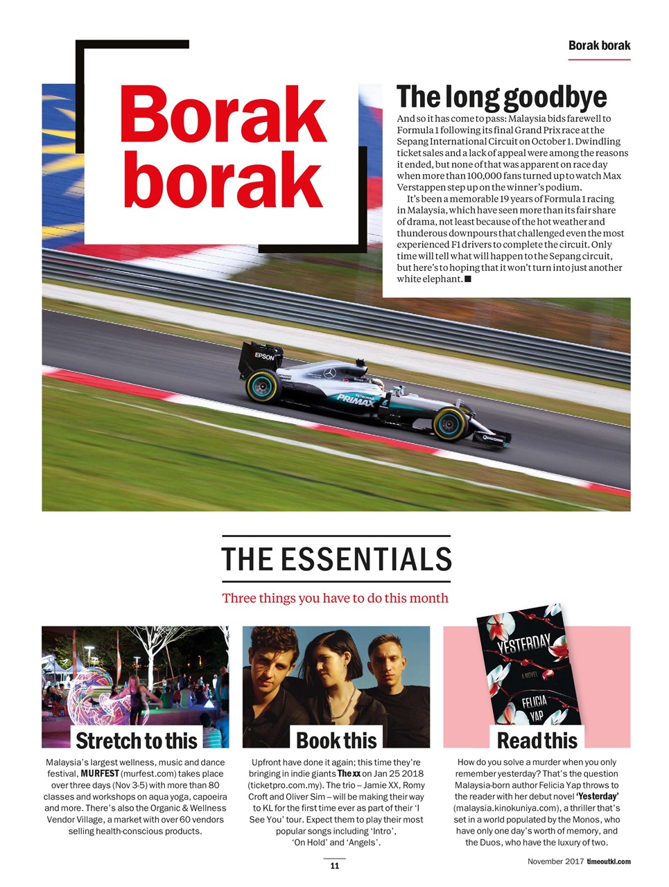 Time Out Kuala Lumpur Preview Pages