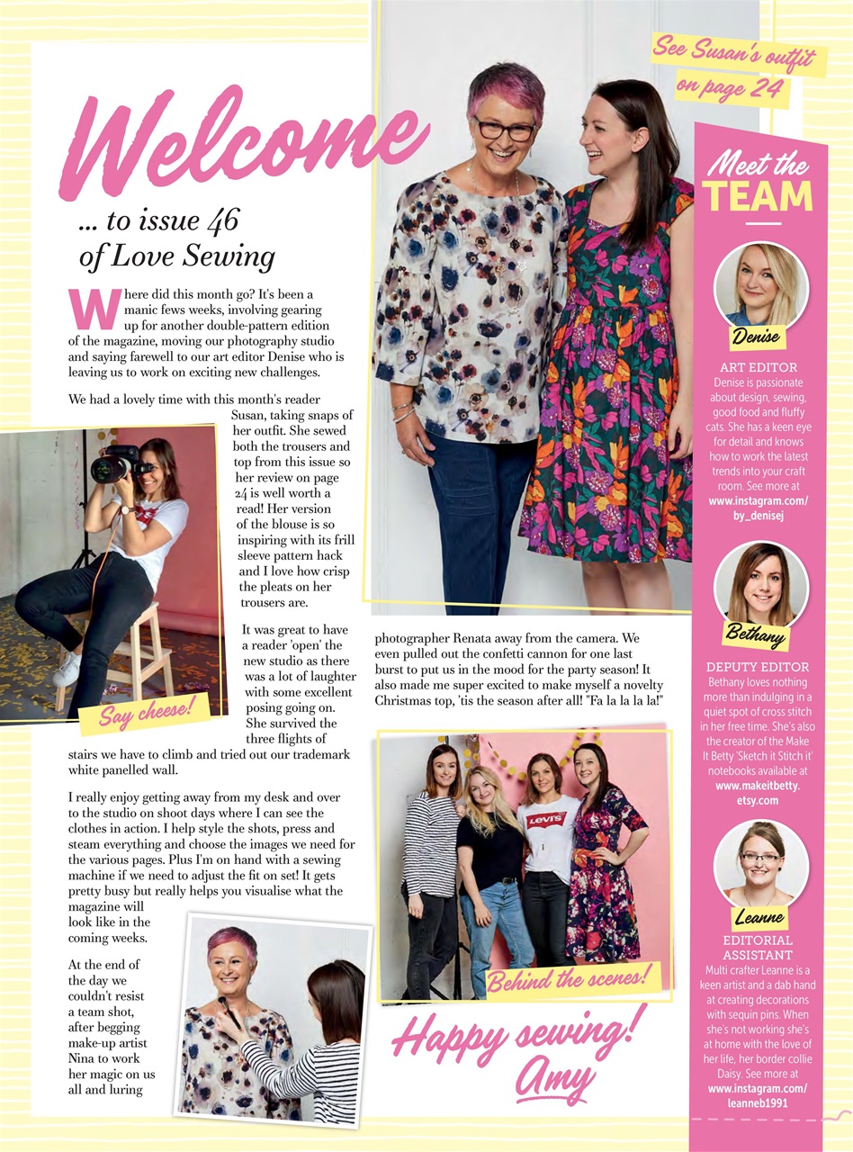 Love Sewing Preview Pages