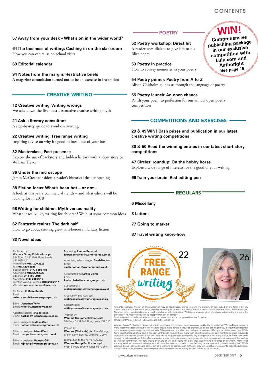 Writing Magazine Preview Pages