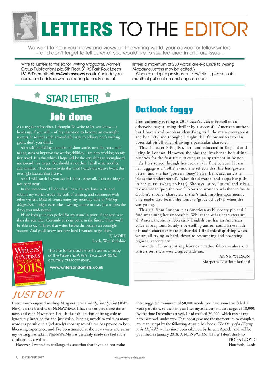 Writing Magazine Preview Pages