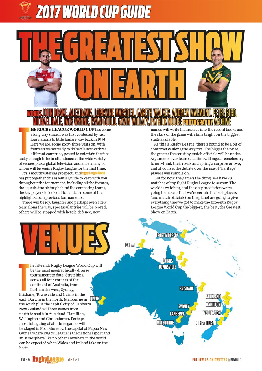 Rugby League World Preview Pages