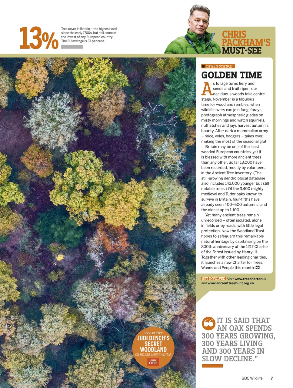 BBC Wildlife Magazine Preview Pages