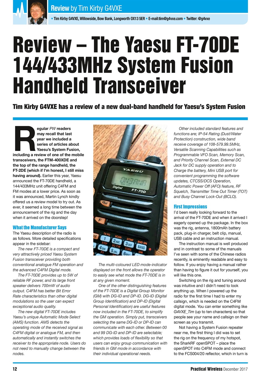 Practical Wireless Preview Pages