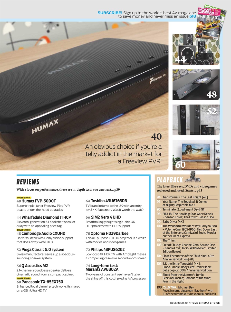 Home Cinema Choice Preview Pages