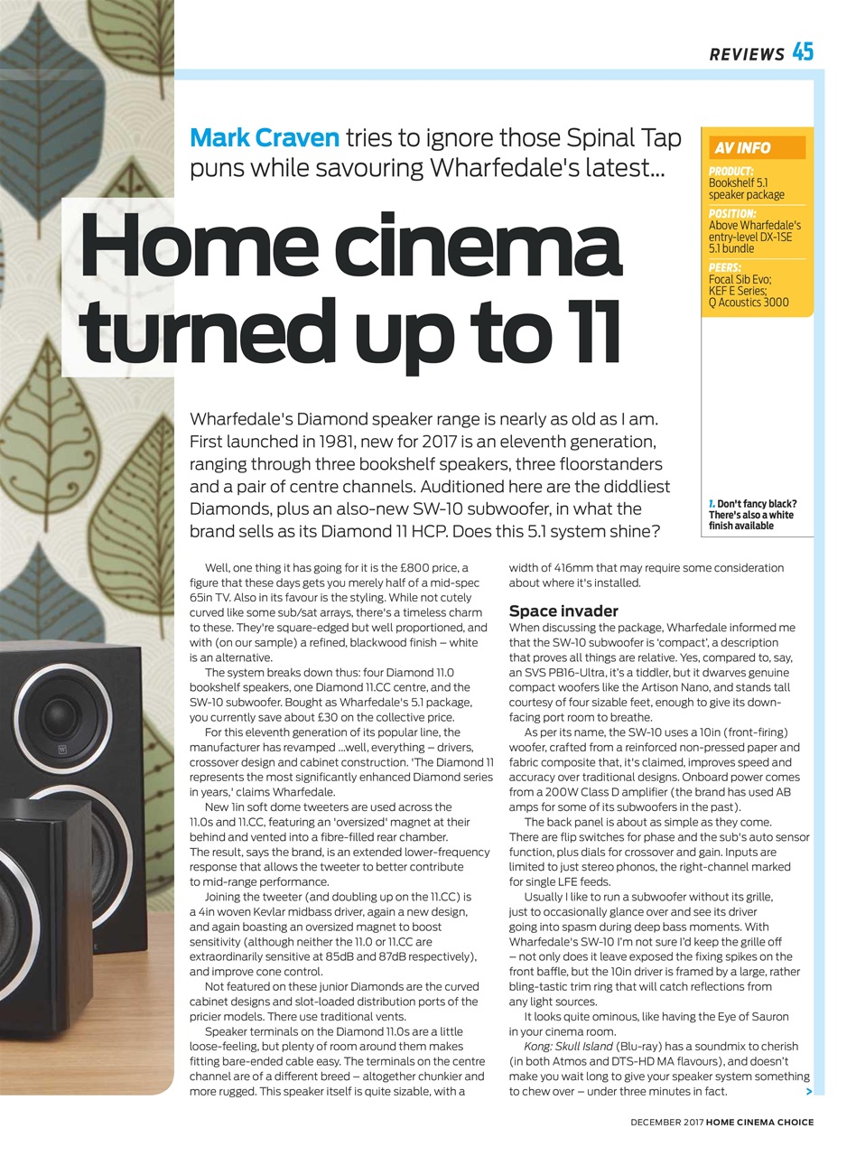 Home Cinema Choice Preview Pages