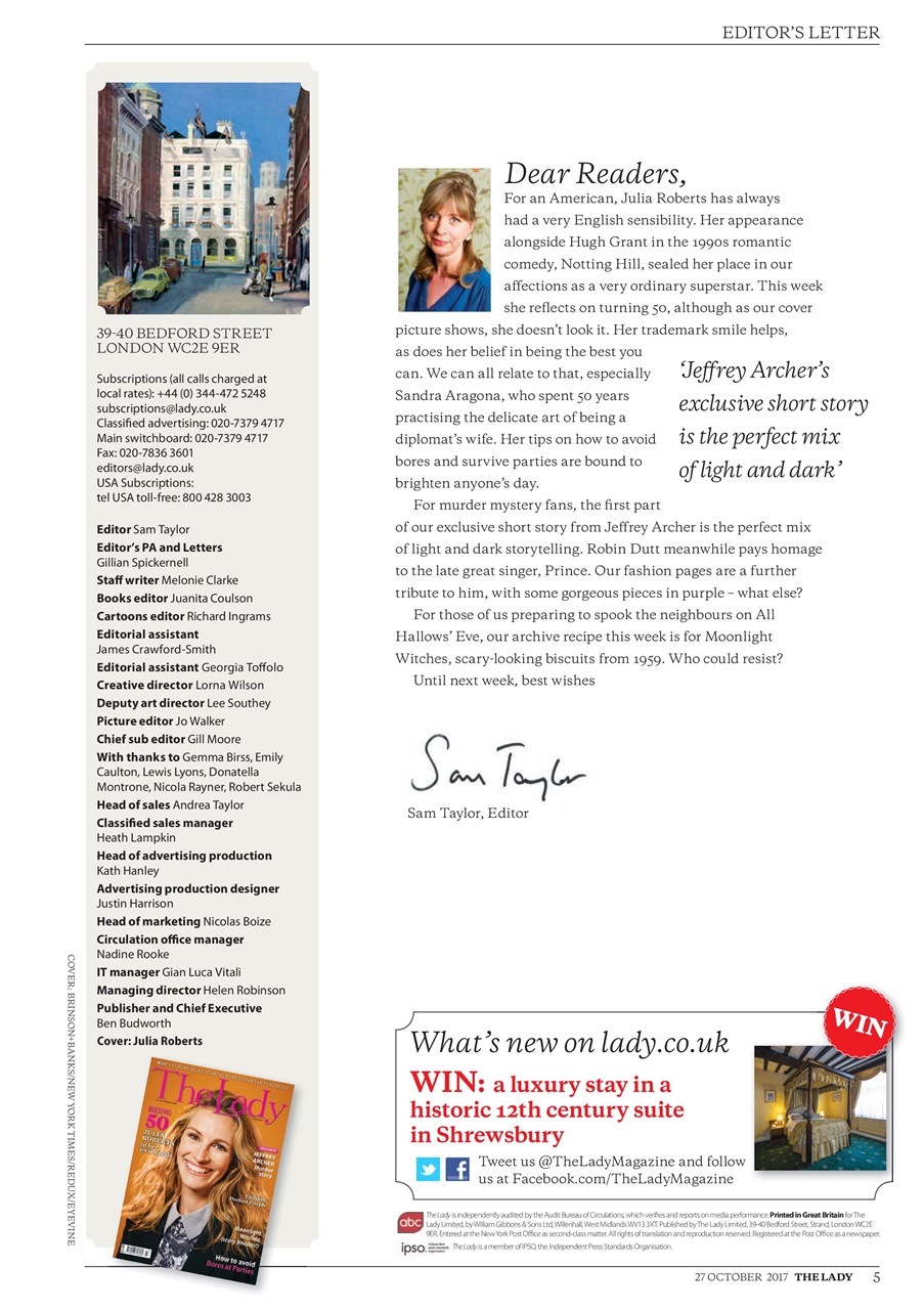 The Lady Preview Pages