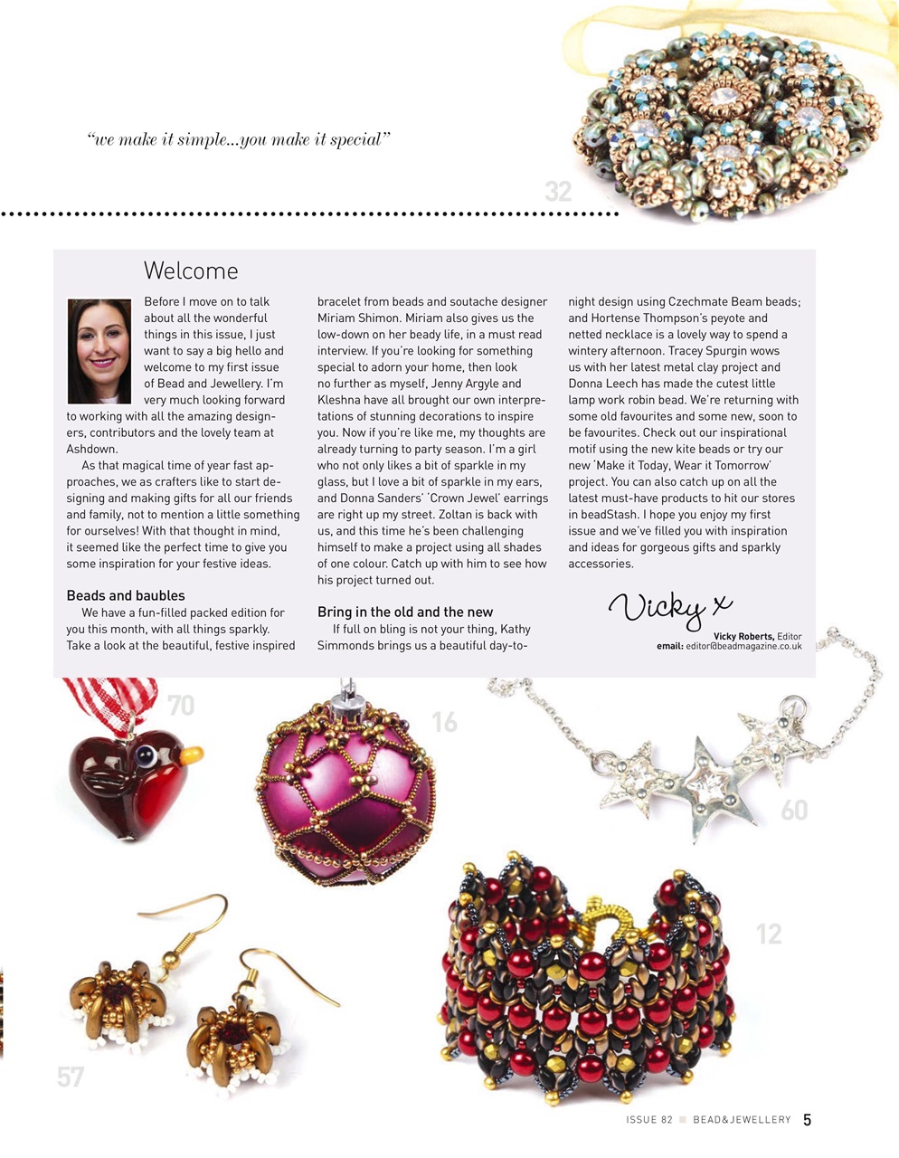 Bead & Jewellery Magazine Preview Pages