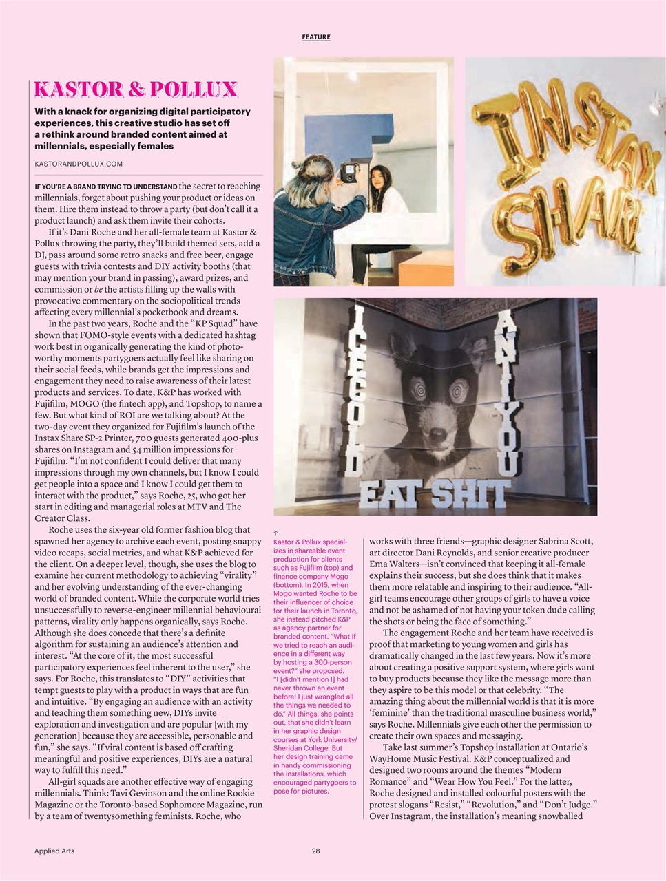 Applied Arts Preview Pages