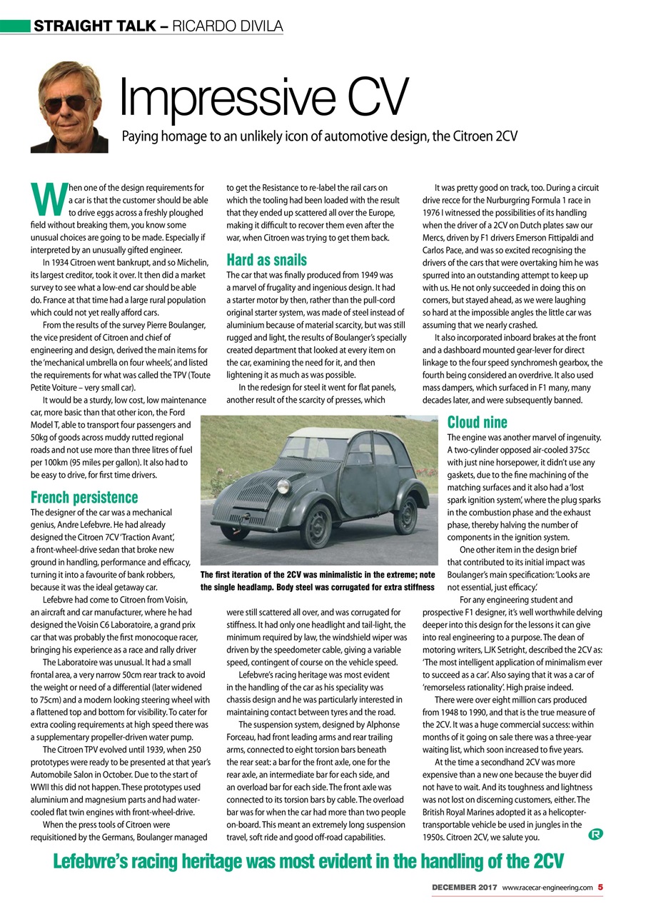 Racecar Engineering Preview Pages