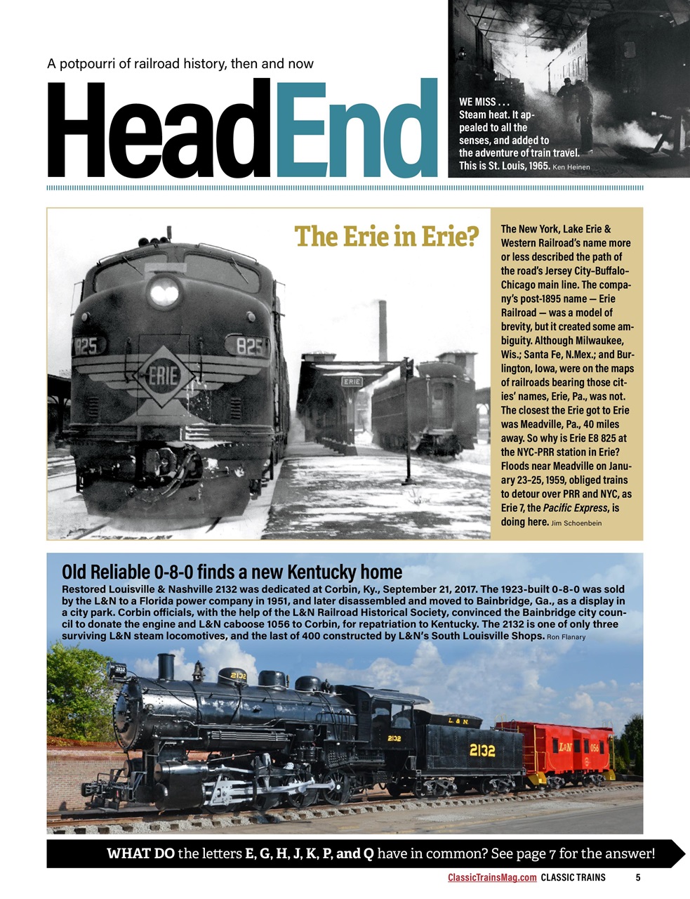 Classic Trains Preview Pages
