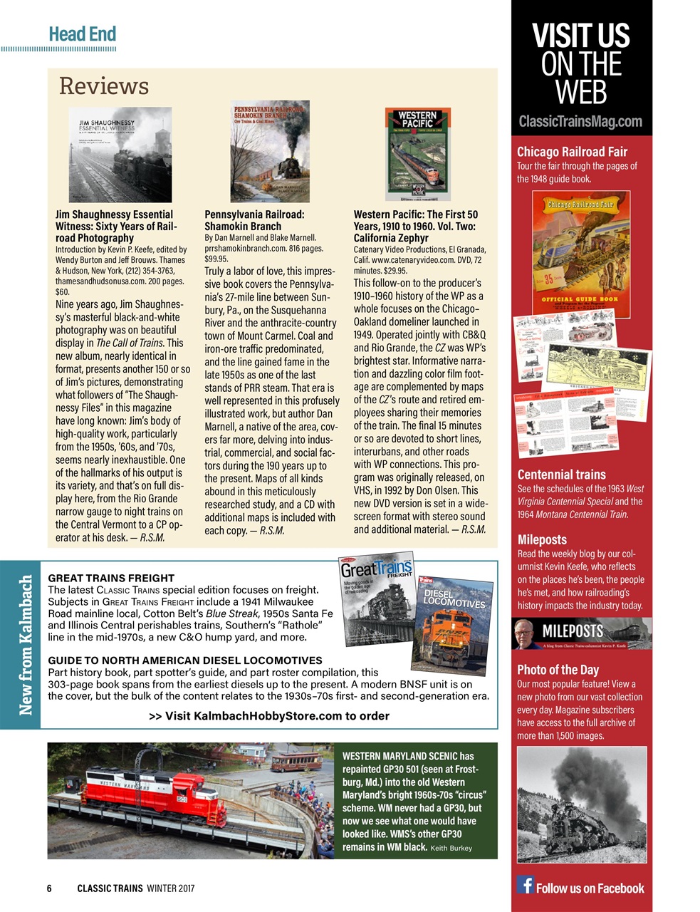 Classic Trains Preview Pages