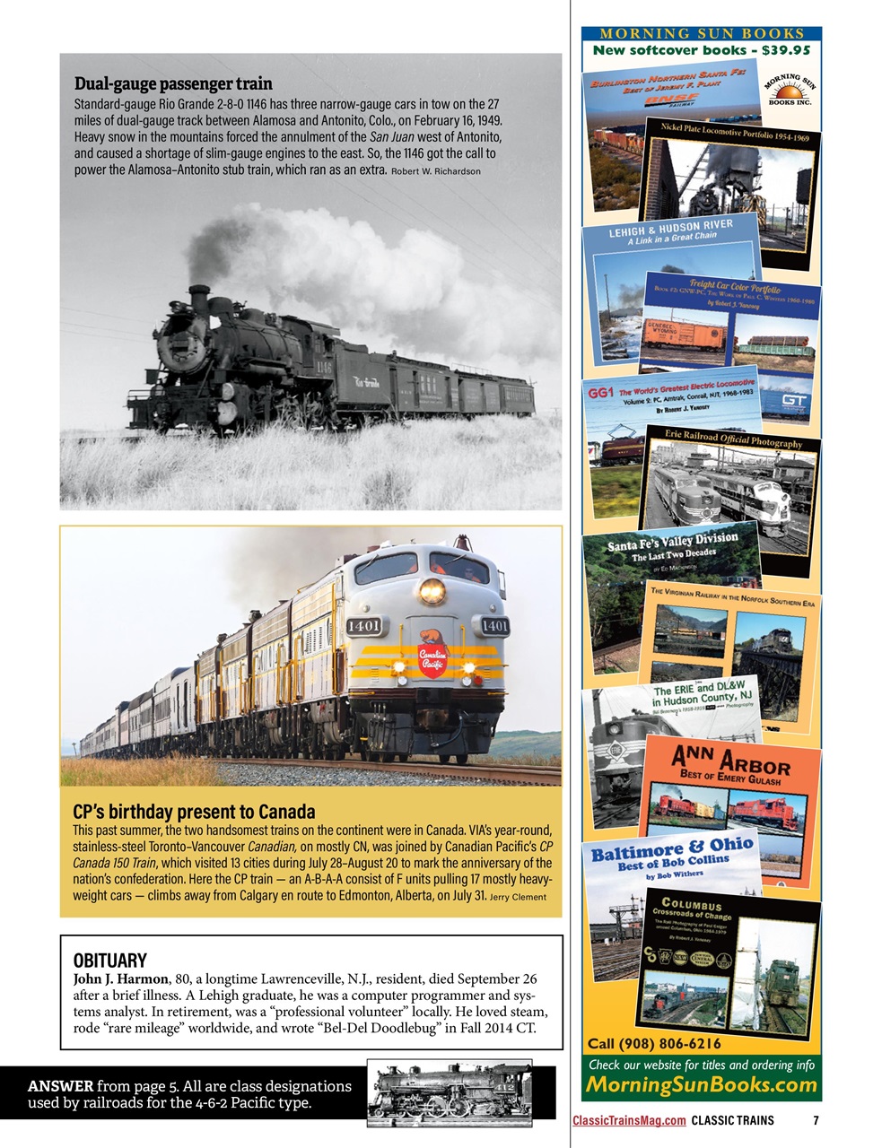 Classic Trains Preview Pages