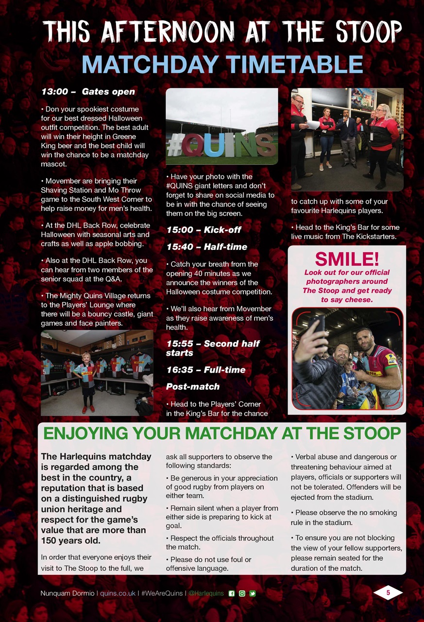 Harlequins Preview Pages