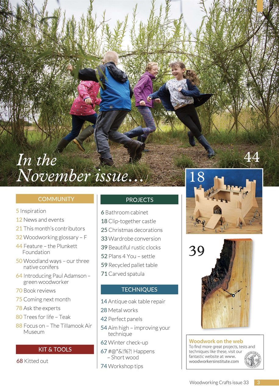 Woodworking Crafts Magazine Preview Pages