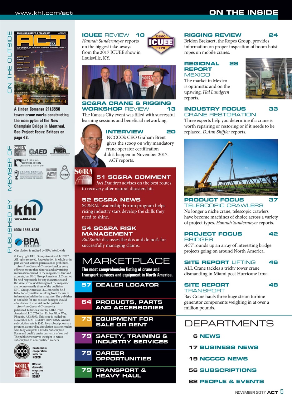 American Cranes & Transport Preview Pages