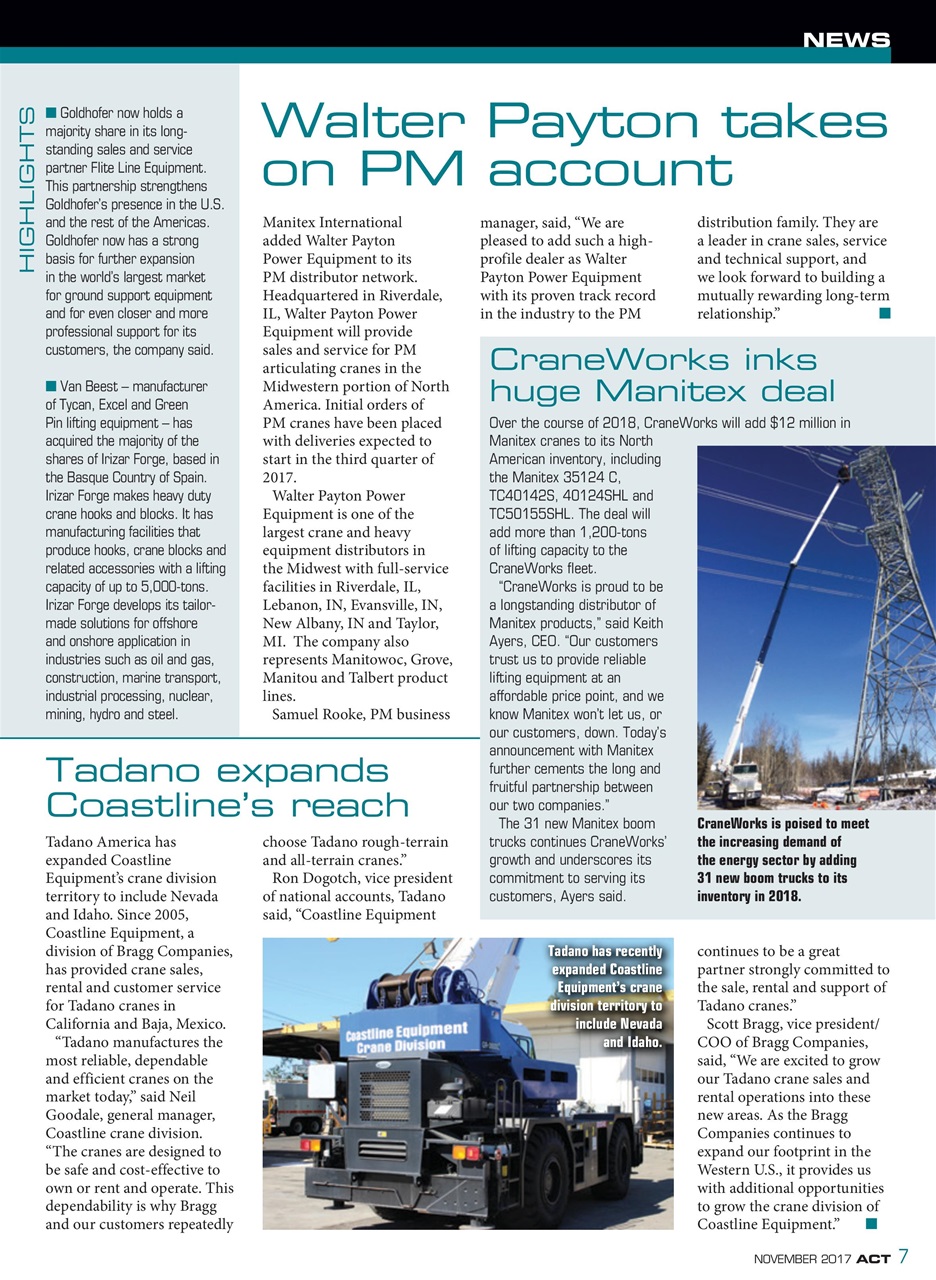 American Cranes & Transport Preview Pages