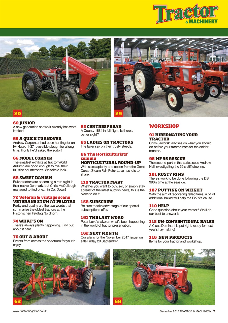 Tractor & Machinery Preview Pages