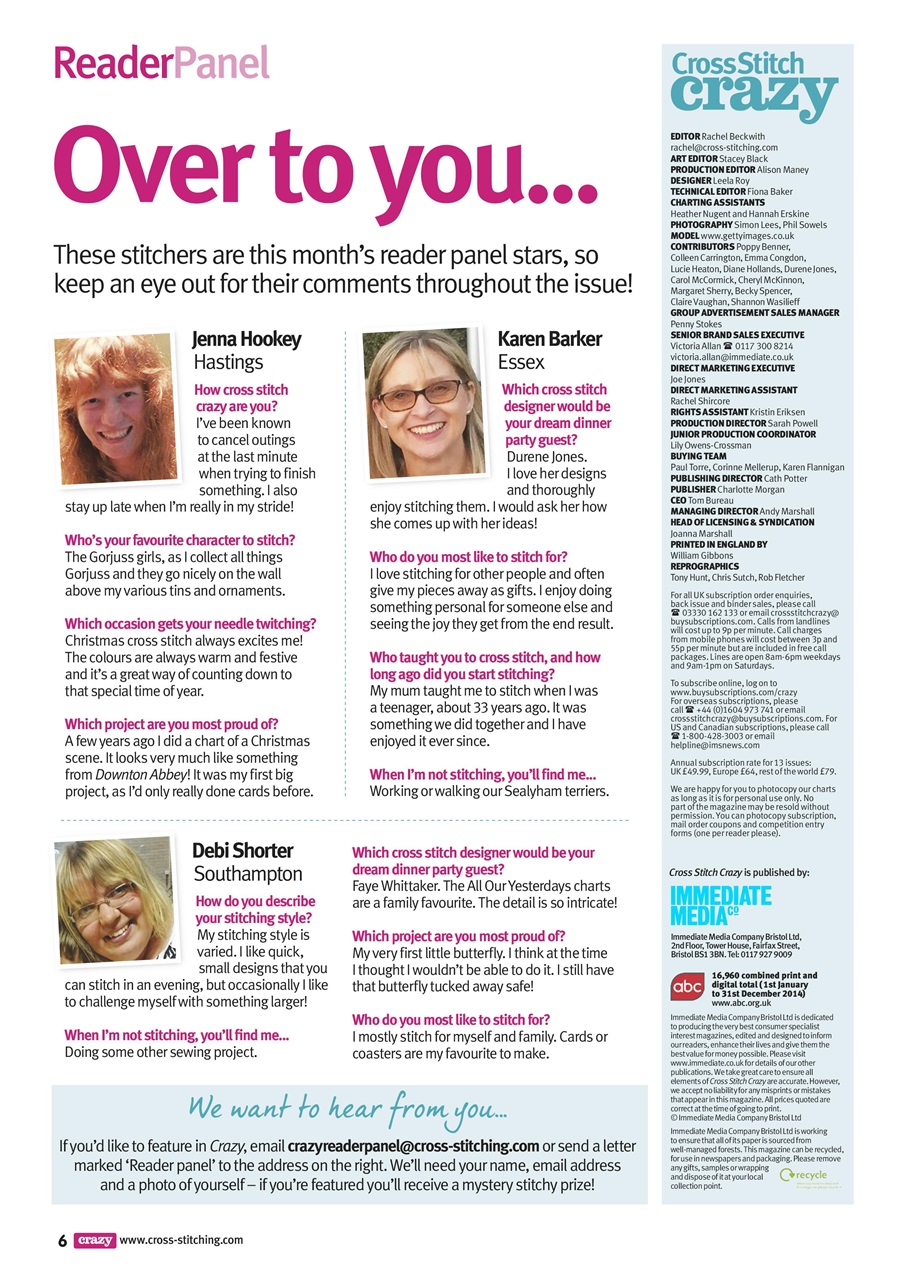 Cross Stitch Crazy Preview Pages