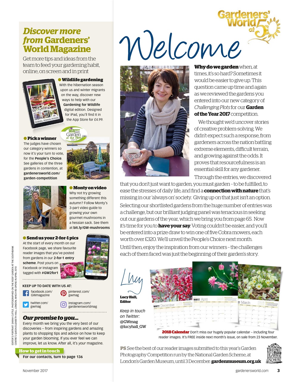 BBC Gardeners’ World Magazine Preview Pages
