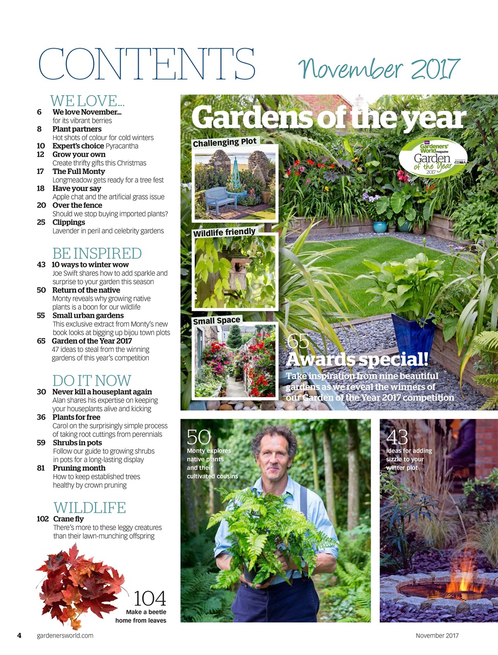 BBC Gardeners’ World Magazine Preview Pages
