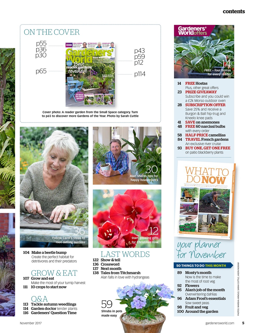 BBC Gardeners’ World Magazine Preview Pages