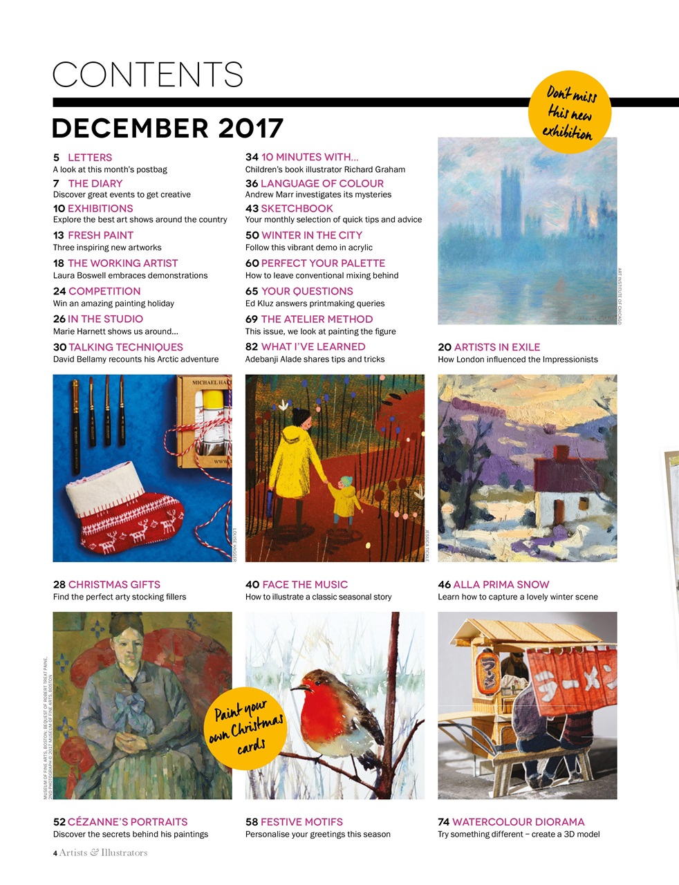 Artists & Illustrators Preview Pages