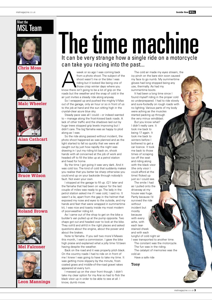 Motorcycle Sport & Leisure Preview Pages