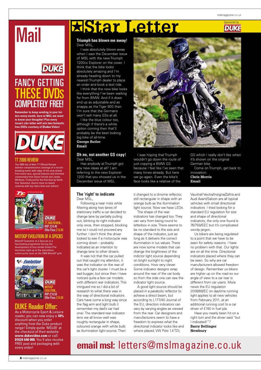Motorcycle Sport & Leisure Preview Pages