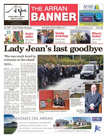 Arran Banner issue 28th October 2017